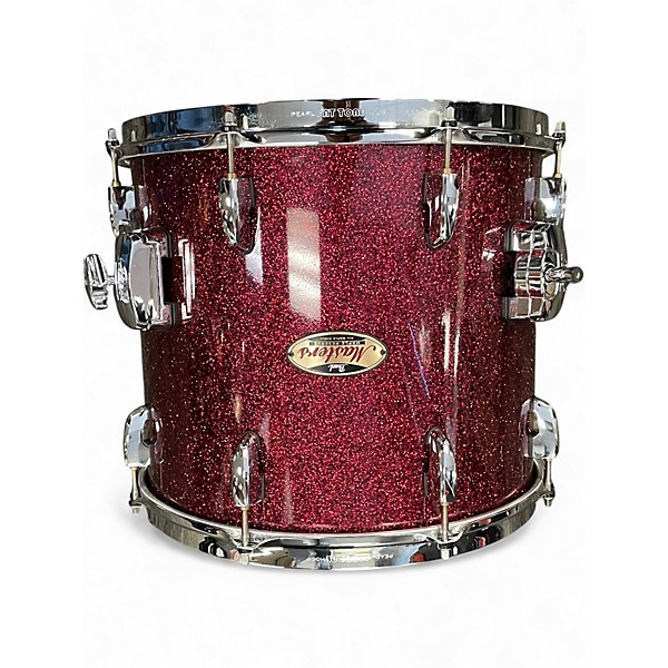 Used Pearl 3 Piece MASTERS MAPLE RESERVE  GRAPE RED SPARKLE Drum Kit