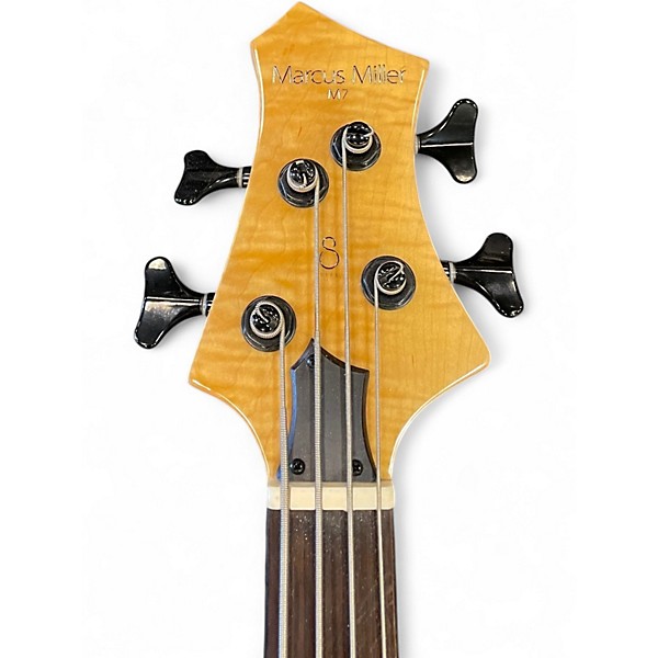 Used Sire Marcus Miller M7 Swamp Ash FLAMETOP NATURAL Electric Bass Guitar