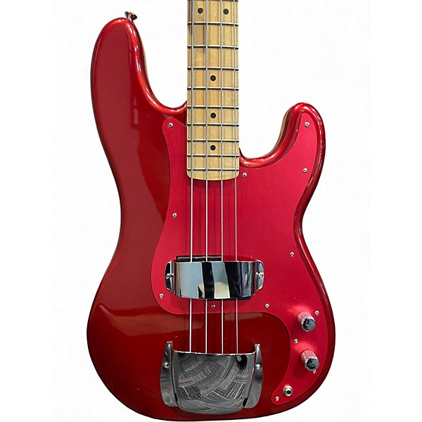 Used Fender Standard Precision Bass RED Electric Bass Guitar