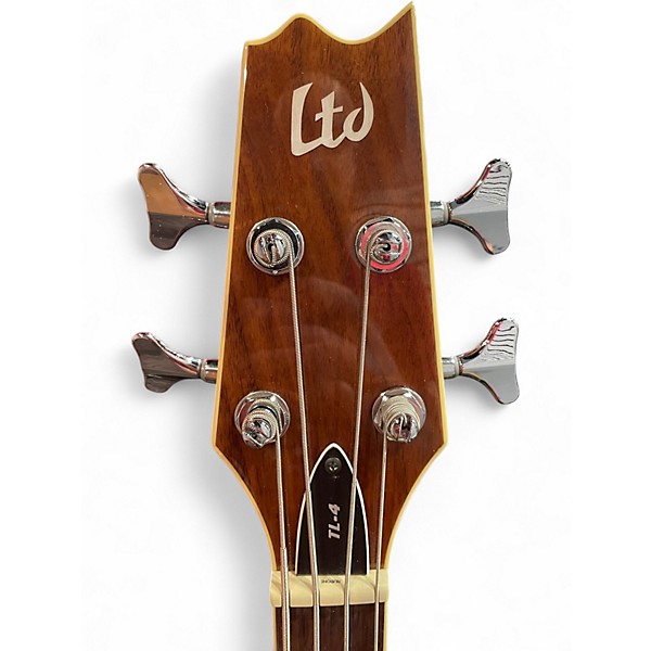 Used ESP LTD TL4 NATURAL Electric Bass Guitar