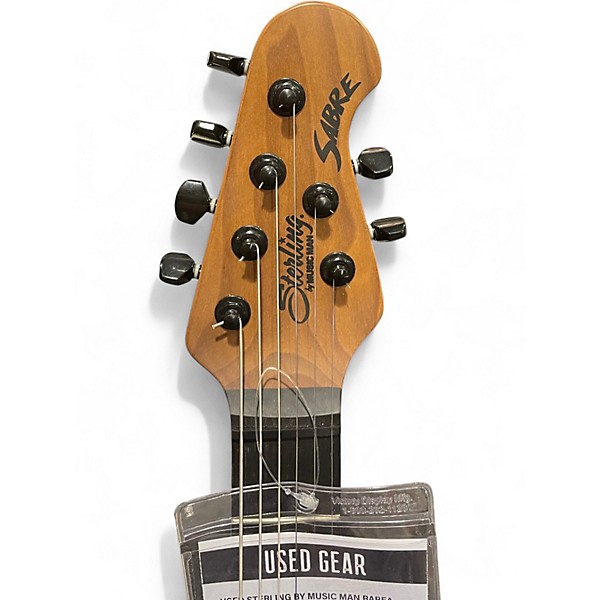 Used Sterling by Music Man Rabea Massaad Artist Series Sabre Ashen Burst Solid Body Electric Guitar