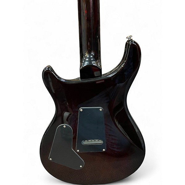 Used PRS SE CUSTOM 24 QUILT TOP BLACK GOLD BURST Solid Body Electric Guitar