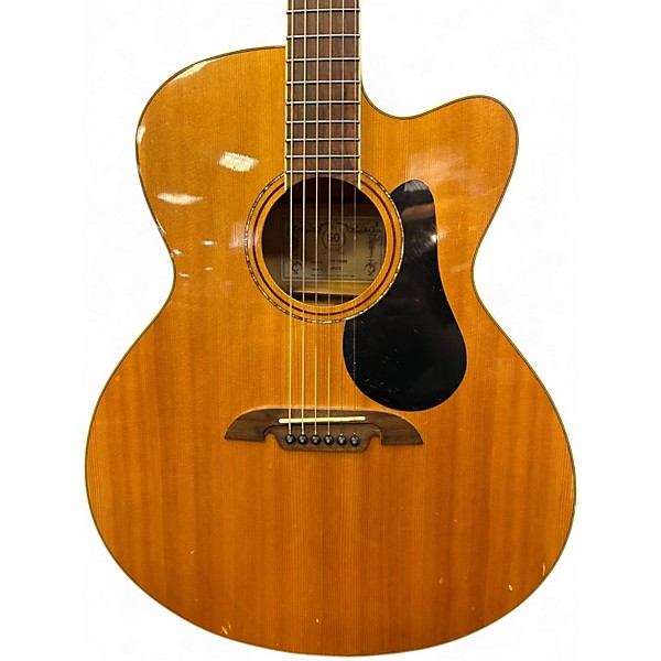Used Alvarez AJ80CE Artist Series Jumbo Natural Acoustic Electric Guitar