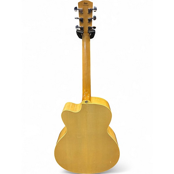 Used Alvarez AJ80CE Artist Series Jumbo Natural Acoustic Electric Guitar