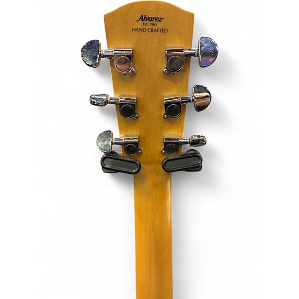 Used Alvarez AJ80CE Artist Series Jumbo Natural Acoustic Electric Guitar