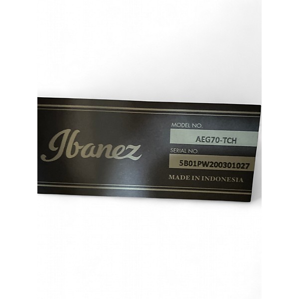 Used Ibanez AEG70 GREY Acoustic Electric Guitar