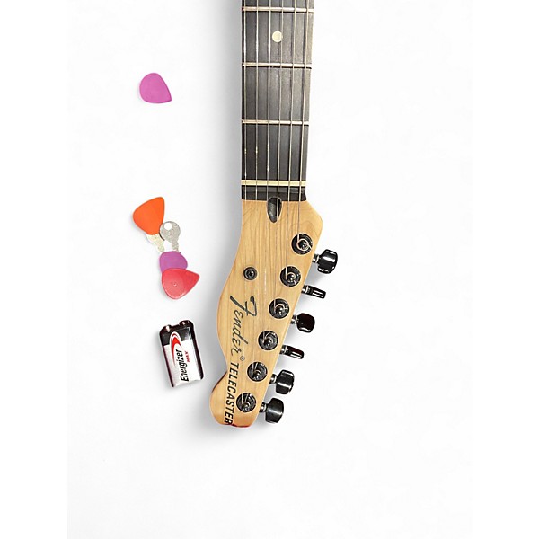 Used Fender Jim Root Signature Telecaster Black and White Solid Body Electric Guitar
