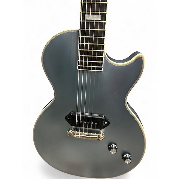 Used Epiphone Jared James Nichols "Blues Power" Les Paul Custom Aged Pelham Blue Solid Body Electric Guitar