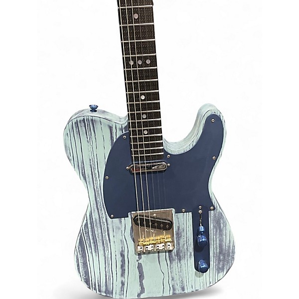 Used Aluminati AURORA SANDBLASTED BLUE Solid Body Electric Guitar