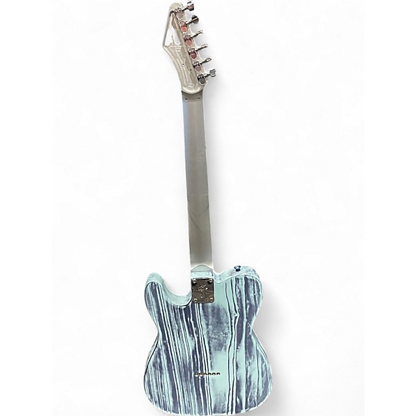 Used Aluminati AURORA SANDBLASTED BLUE Solid Body Electric Guitar