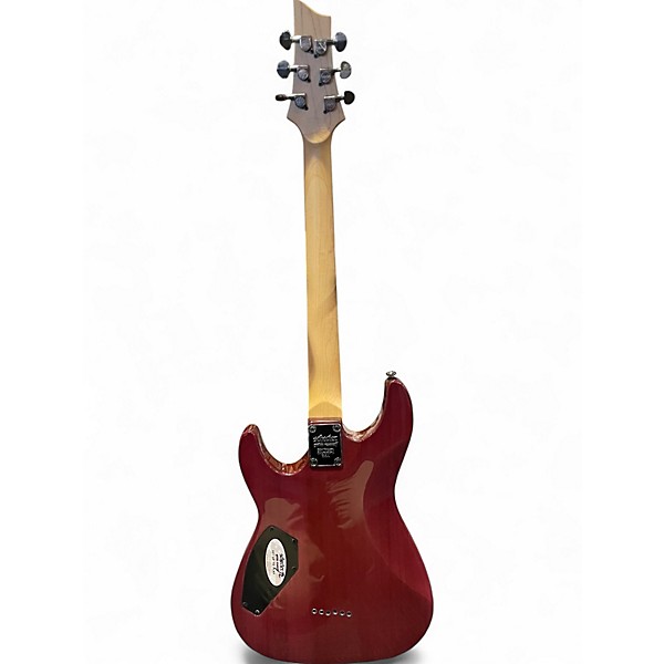 Used Schecter Guitar Research Omen Extreme 6 Electric Magenta Solid Body Electric Guitar