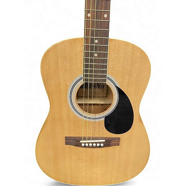 Used Maestro Macinach Natural Acoustic Guitar