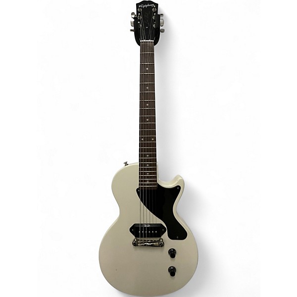 Used Epiphone Les Paul Junior Alpine White Solid Body Electric Guitar