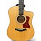 Used Taylor 110CE Natural Acoustic Electric Guitar