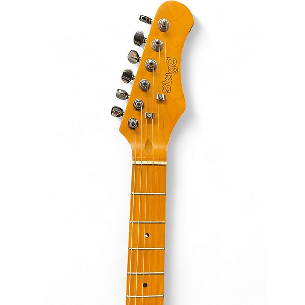 Used Stagg Stratocaster 2 Color Sunburst Solid Body Electric Guitar