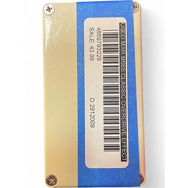 Used MXR M66S Classic Overdrive Effect Pedal