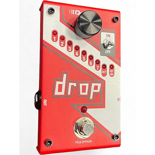 Used DigiTech The Drop Polyphonic Drop Tune Pitch-Shifter Effect Pedal