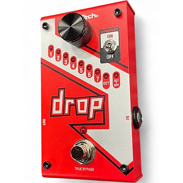 Used DigiTech The Drop Polyphonic Drop Tune Pitch-Shifter Effect Pedal
