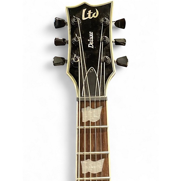 Used ESP LTD EC1000 Deluxe Black Solid Body Electric Guitar