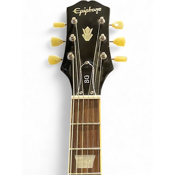 Used Epiphone SG Standard Black Solid Body Electric Guitar