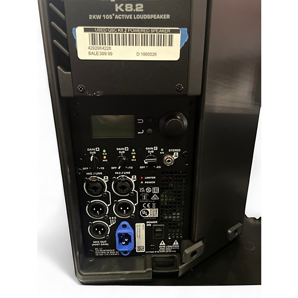 Used QSC K8.2 Powered Speaker