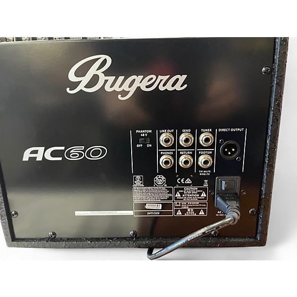 Used 2023 Bugera AC60 Acoustic Guitar Combo Amp