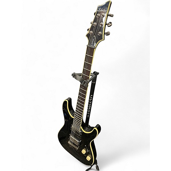 Used Schecter Guitar Research Blackjack C1 Black Solid Body Electric Guitar