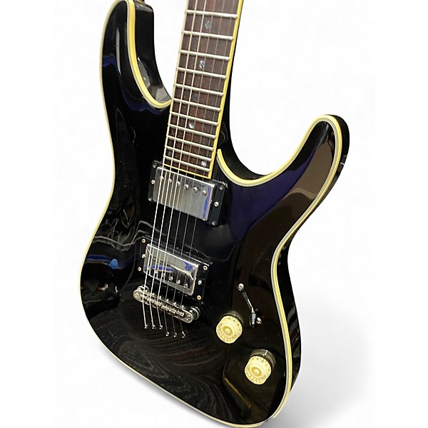 Used Schecter Guitar Research Blackjack C1 Black Solid Body Electric Guitar