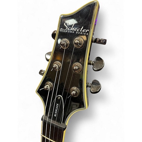 Used Schecter Guitar Research Blackjack C1 Black Solid Body Electric Guitar