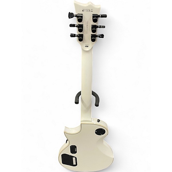 Used ESP LTD James Hetfield Signature Iron Cross Olympic White Solid Body Electric Guitar