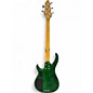Used Peavey FURY Trans Green Electric Bass Guitar