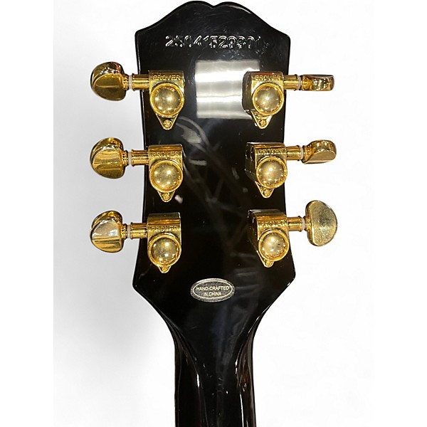 Used Epiphone Les Paul Custom Black Solid Body Electric Guitar