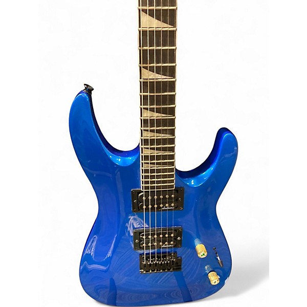 Used Jackson JS22 Dinky Metallic Blue Solid Body Electric Guitar