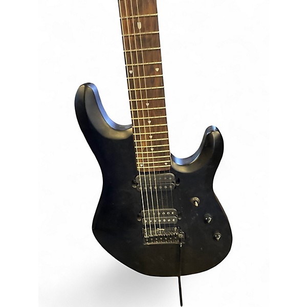 Used Sterling by Music Man JP70 John Petrucci Signature MATTE BLACK Solid Body Electric Guitar