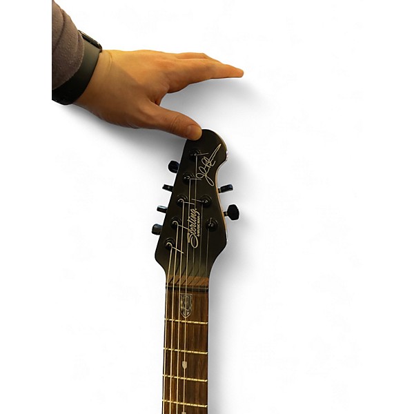 Used Sterling by Music Man JP70 John Petrucci Signature MATTE BLACK Solid Body Electric Guitar