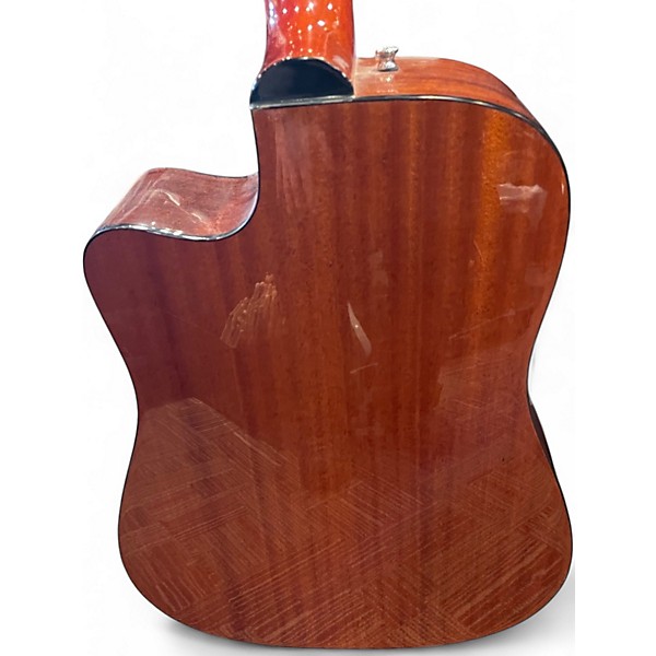 Used Fender CD60CE Dreadnought Mahogany Acoustic Electric Guitar