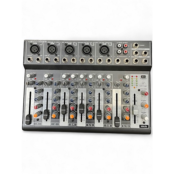 Used Behringer Xenyx 1002B 5-Channel Unpowered Mixer