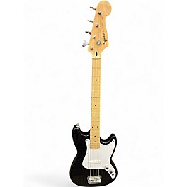 Used Squier Bronco Black Electric Bass Guitar