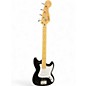 Used Squier Bronco Black Electric Bass Guitar thumbnail