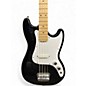 Used Squier Bronco Black Electric Bass Guitar