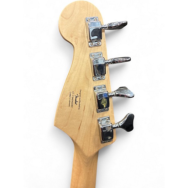 Used Squier Bronco Black Electric Bass Guitar