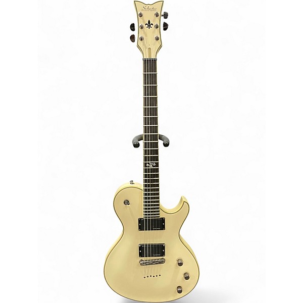 Used Schecter Guitar Research Blackjack ATX White Solid Body Electric Guitar
