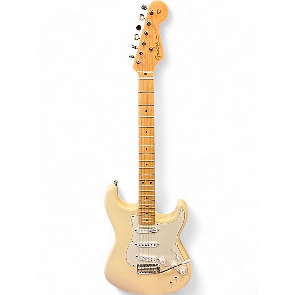 Used Fender EOB Stratocaster Olympic White Solid Body Electric Guitar