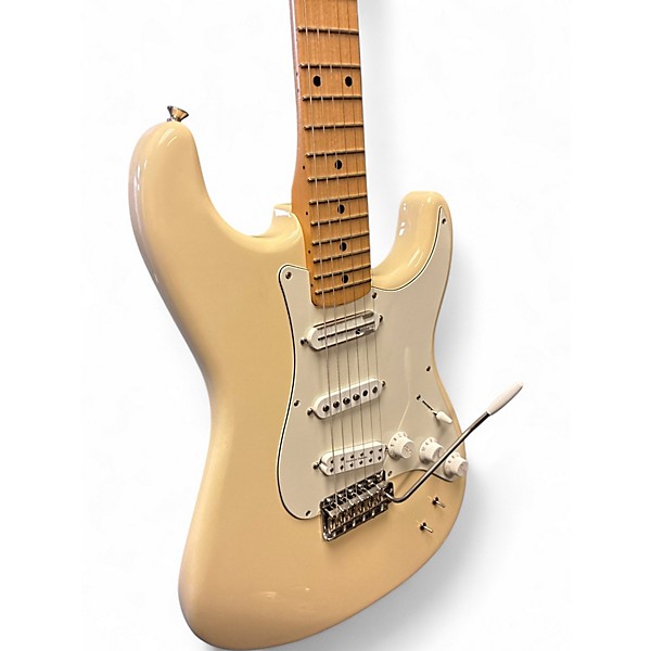 Used Fender EOB Stratocaster Olympic White Solid Body Electric Guitar