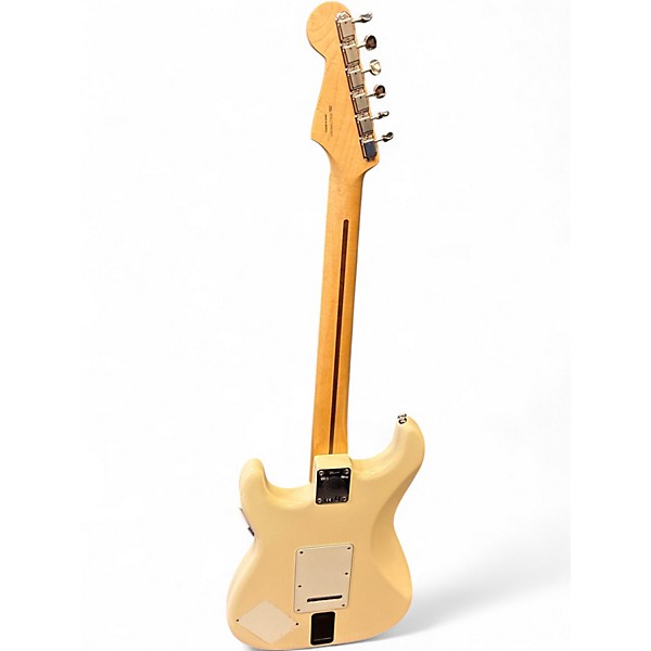 Used Fender EOB Stratocaster Olympic White Solid Body Electric Guitar