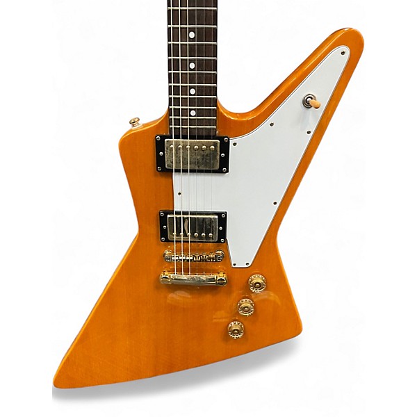 Used Epiphone Explorer Natural Solid Body Electric Guitar