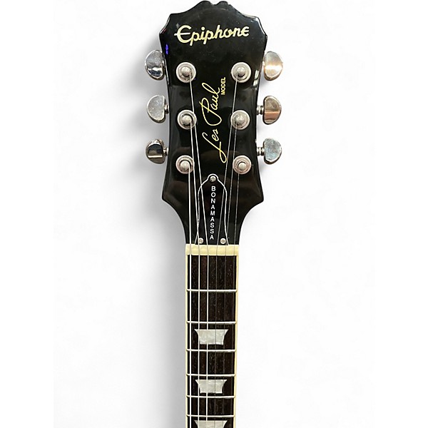 Used Epiphone Joe Bonamassa Les Paul Gold Top Solid Body Electric Guitar