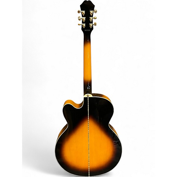 Used Epiphone J200 EC STUDIO 2 Color Sunburst Acoustic Electric Guitar
