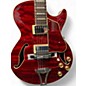 Used Ibanez AG85 ARTCORE Trans Red Hollow Body Electric Guitar