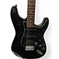Used Squier FAT STRAT BLACK Solid Body Electric Guitar